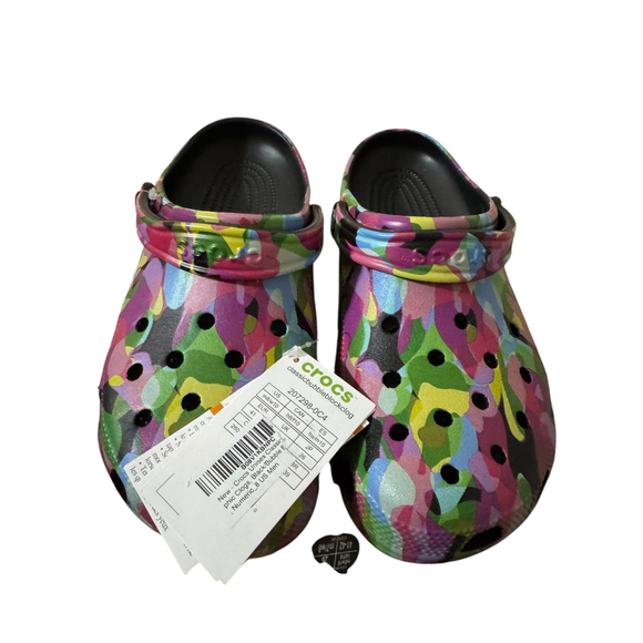 Unisex Crocs Classic Bubble Block Clog Size Multi-color M8, W10 - Picture 1 of 5